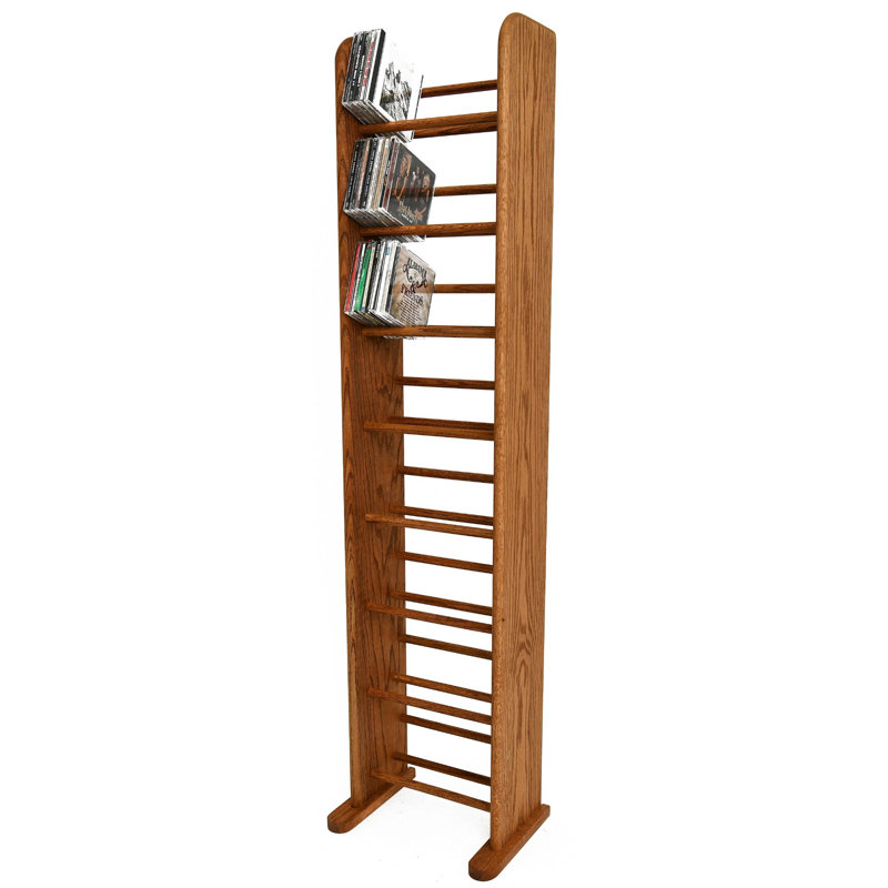 Rebrilliant Dowel-Style Wooden CD Rack - 04 Series & Reviews | Wayfair
